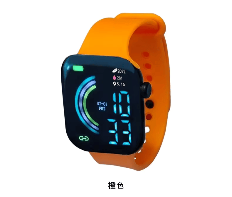 Relógio Eletrônico Descartável para Homens Wowen Digital Kids Watch Eletrônico LED Relógio de Pulso Esporte Relógios Impermeáveis Não Recarregáveis